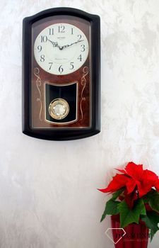 Zegar ścienny z wahadłem Kurant Rhytm CMJ321NR06 ✓ Zegar ścienny z wahadłem i melodią. Japoński zegar ścienny ✓zegary ścienne w sklepie z zegarami  (6).JPG