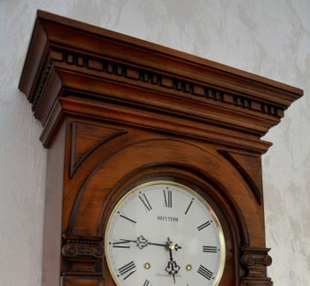 Zegar ścienny drewniany wiszący Rhythm z melodiami i wahadłem ✓Zegary ścienne✓Zegary szafkowe ✓Zegary ścienne z wahadłem✓ Autoryzowany sklep✓ Kurier Gratis 24h (9).JPG