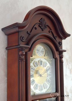 Zegar ścienny drewniany z wahadłem Rhythm CMJ578NR06. Zegar z japońskim mechanizmem. Drewniane zegary z duszą na ścianę (2).JPG