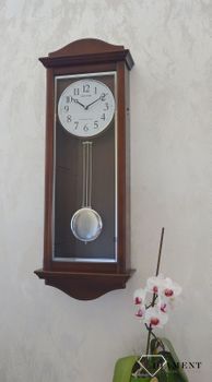 Zegar ścienny drewniany z wahadłem Rhythm CMJ590NR06 to piękny zegar drewniany japońskiej marki Rhythm. Zegar z melodia i wahadłem. IDEALNY PREZENT (2).JPG