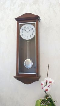 Zegar ścienny drewniany z wahadłem Rhythm CMJ590NR06 to piękny zegar drewniany japońskiej marki Rhythm. Zegar z melodia i wahadłem. IDEALNY PREZENT (3).JPG