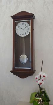 Zegar ścienny drewniany z wahadłem Rhythm CMJ590NR06 to piękny zegar drewniany japońskiej marki Rhythm. Zegar z melodia i wahadłem. IDEALNY PREZENT (4).JPG