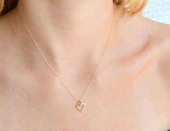 Zawieszka złota damska Biżuteryjne serce 14 Diamentów 585 CP4736Y (1).JPG