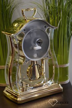 Zegar kominkowy złoty japońskiej marki RHYTHM CRP611WR18 zegary kominkowe, idealne pomysły na prezenty  (1).JPG