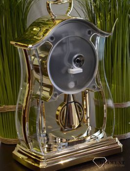 Zegar kominkowy złoty japońskiej marki RHYTHM CRP611WR18 zegary kominkowe, idealne pomysły na prezenty  (7).JPG