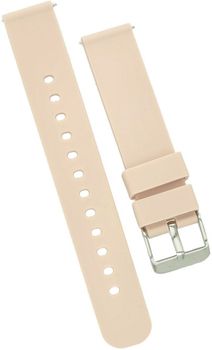 Silikonowy pasek Diloy 18mm – pudrowy róż, srebrna sprzączka.jpg