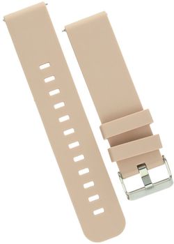 Silikonowy pasek do zegarka Diloy 22mm – delikatny róż, stalowa sprzączka.jpg
