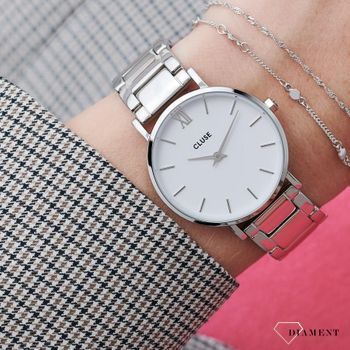 Zegarek damski Cluse to propozycja dla kobiet, które szukają prostych, klasycznych wzorów. Zegarek to świetny dodatek do wielu stylizacji. Okrągła, stalowa koperta (1).jpg