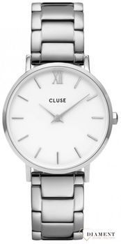 Zegarek damski Cluse to propozycja dla kobiet, które szukają prostych, klasycznych wzorów. Zegarek to świetny dodatek do wielu stylizacji. Okrągła, stalowa koperta (2).jpg