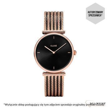 Zegarek damski CLUSE Triomphe Mesh Bicolour Rose Gold Black CW0101208005 (1).jpg