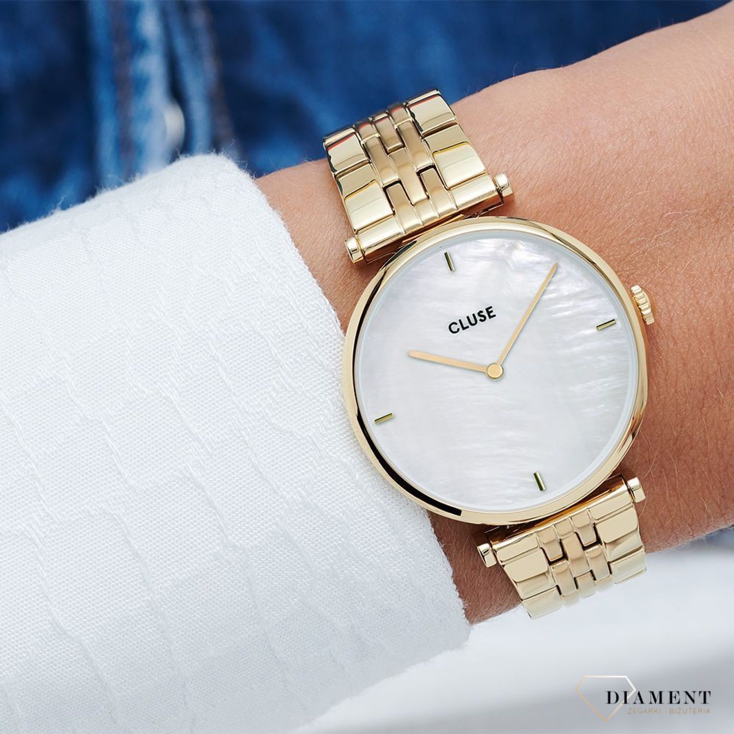 Zegarek damski złoty Cluse Triomphe CW0101208014 (1).jpg