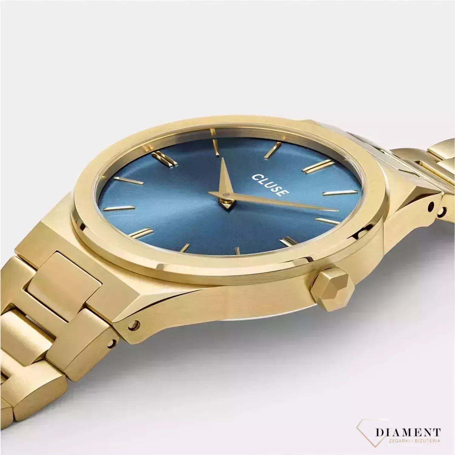 Zegarek damski na złotej bransolecie Cluse by Anna Maria Vigourex  CW0101210005 (1).jpg