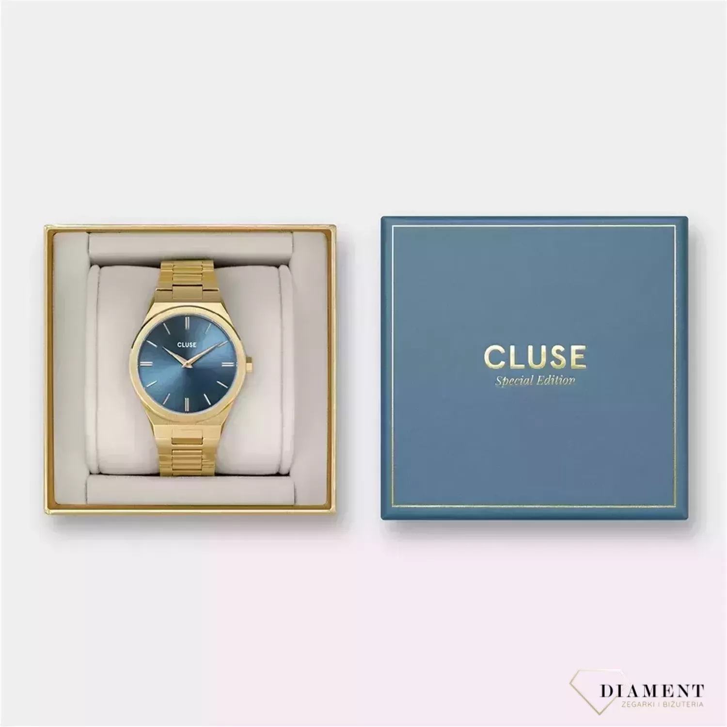 Zegarek damski na złotej bransolecie Cluse by Anna Maria Vigourex  CW0101210005 (1).jpg