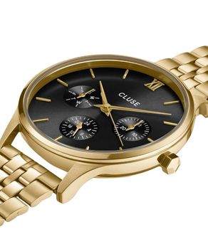 Zegarek damski Cluse Minuit Multifunction CW10707 Gold Black Dial 34 mm gold.jpg