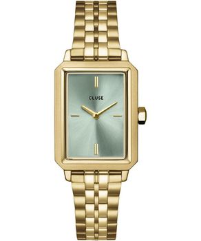 Zegarek damski Cluse CW11514 Fluette Green Silver Gold na bransolecie cluse gold damski.jpg