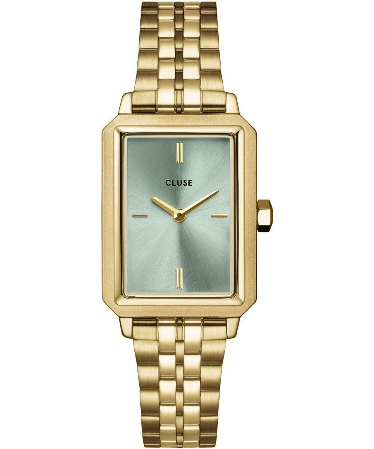 Zegarek damski Cluse CW11514 Fluette Green Silver Gold na bransolecie cluse gold damski.jpg