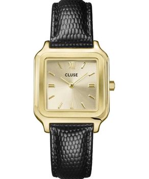 Zegarek damski Cluse CW11903 Leather Black Lizard Gold cluse gold.jpg