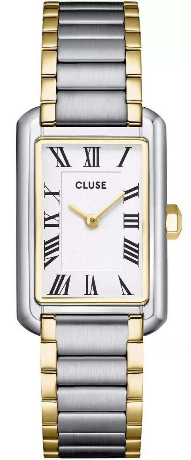 Elegancki zegarek damski Cluse Belisenna CW15003 z kopertą i bransoletą ze stali szlachetnej w kolorze srebrno-złotym. Wodoszczelność do 50 m, mechanizm kwarcowy, mineralne szkło.1.jpg