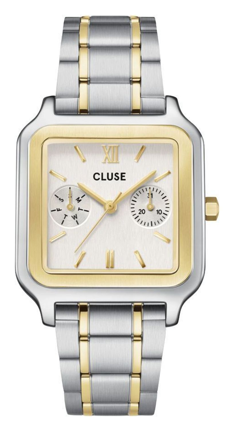 Zegarek damski CLUSE Gracieuse Multifunction CW16402 srebrno-złoty (2).jpg