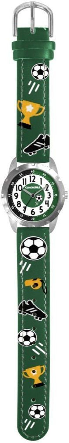 Zegarek Clockodile chłopięcy zielony CWB0071 PIŁKA NOŻNA. Zegarek chłopięcy Clockodile CWB0071 piłka nożna. Zegarek dla dziecka LAVVU CLOCKODILE CWB0071, wyposażony jest w kwarcowy mechanizm, zasilany za pomocą ba.jpg