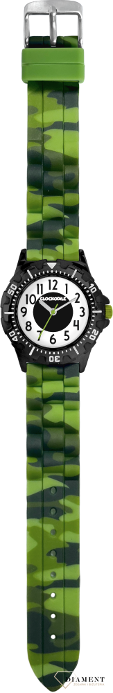 Zegarek dziecięcy dla chłopca silikonowy zielony Moro CWB0083 Clockodile.  Zegarek sportowy dla chłopca. Wyraźny zegarek dla chłopaka. Pierwszy zegarek. Nauka godziny. Prezent dla dziecka.2.png