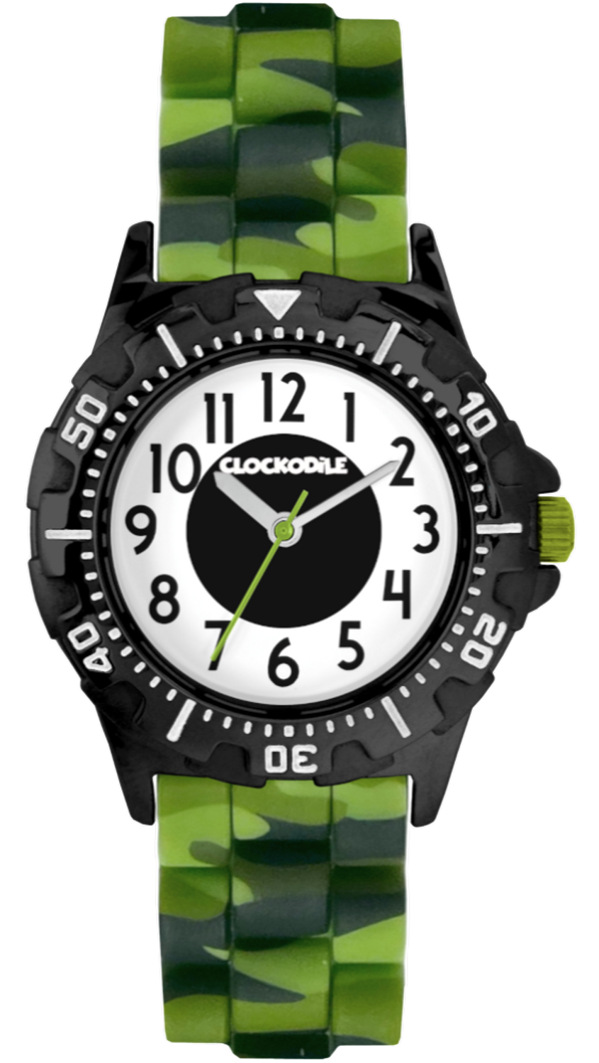 Zegarek dziecięcy dla chłopca silikonowy zielony Moro CWB0083 Clockodile.  Zegarek sportowy dla chłopca. Wyraźny zegarek dla chłopaka. Pierwszy zegarek. Nauka godziny. Prezent dla dziecka.2.png