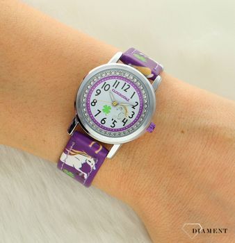 Zegarek dziecięcy dla dziewczynki Koń CWG5130 Clockodile.jpg