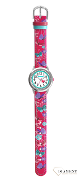 Zegarek dziecięcy dla dziewczynki Różowe Motyle CWG5151. . Zegarek dla dziecka z motylkami. Wyraźny zegarek dla dziewczynki. Pierwszy zegarek. Nauka godziny. Prezent dla dziecka..png