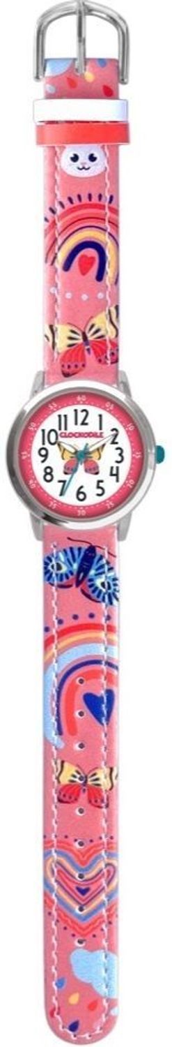 Zegarek Clockodile Różowy zegarek dla dziewczynek CWG5180 MOTYL Zegarek dla dziecka LAVVU CLOCKODILE CWG5180, wyposażony jest w kwarcowy mechanizm, zasilany za pomocą baterii. Mechanizm japoński mieści się w wyt (2).jpg