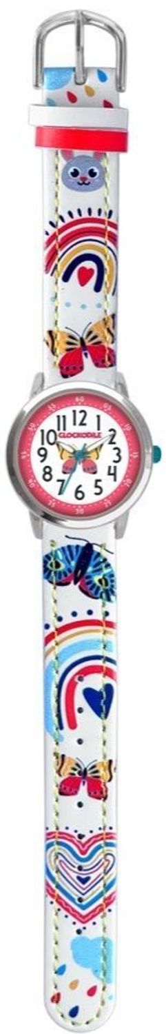 Zegarek Clockodile Biały zegarek dla dziewczynek CWG5181 MOTYL  Zegarek dla dziecka LAVVU CLOCKODILE CWG5181, wyposażony jest w kwarcowy mechanizm, zasilany za pomocą baterii. Mechanizm japoński mieści się w wyt.jpg