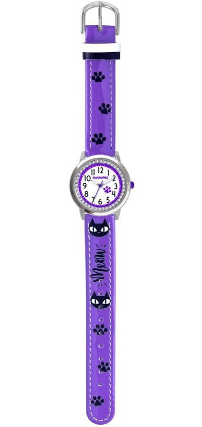 Zegarek dla dziewczynki CLOCKODILE CWG5190 kotki CWG5190, wyposażony jest w kwarcowy mechanizm, zasilany za pomocą baterii. Mechanizm japoński mieści się w wytrzymałej, okrągłej kopercie. Koperta wykonana z ALLOY’.jpg