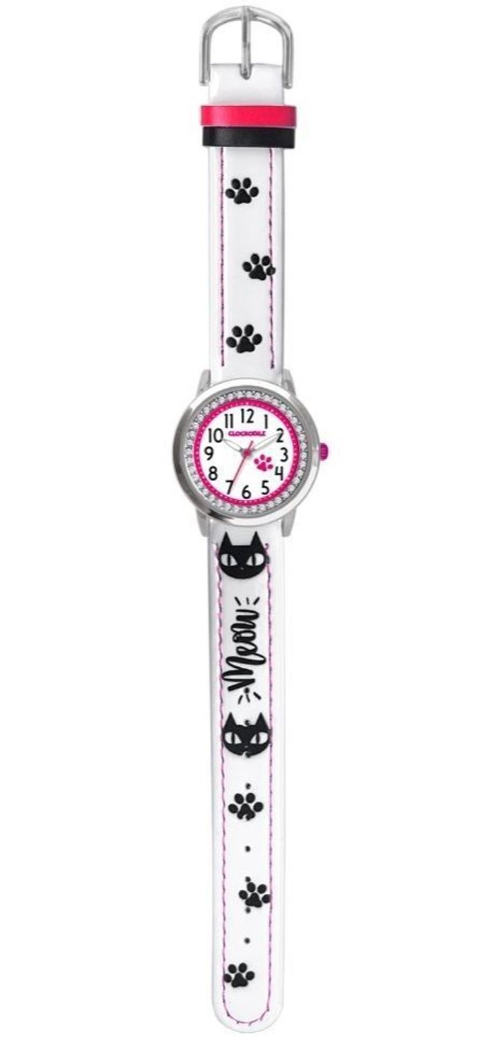 Zegarek dla dziewczynki Clockodile CWG5191 kotki . Zegarek dla dziecka LAVVU CLOCKODILE CWG5191,.jpg