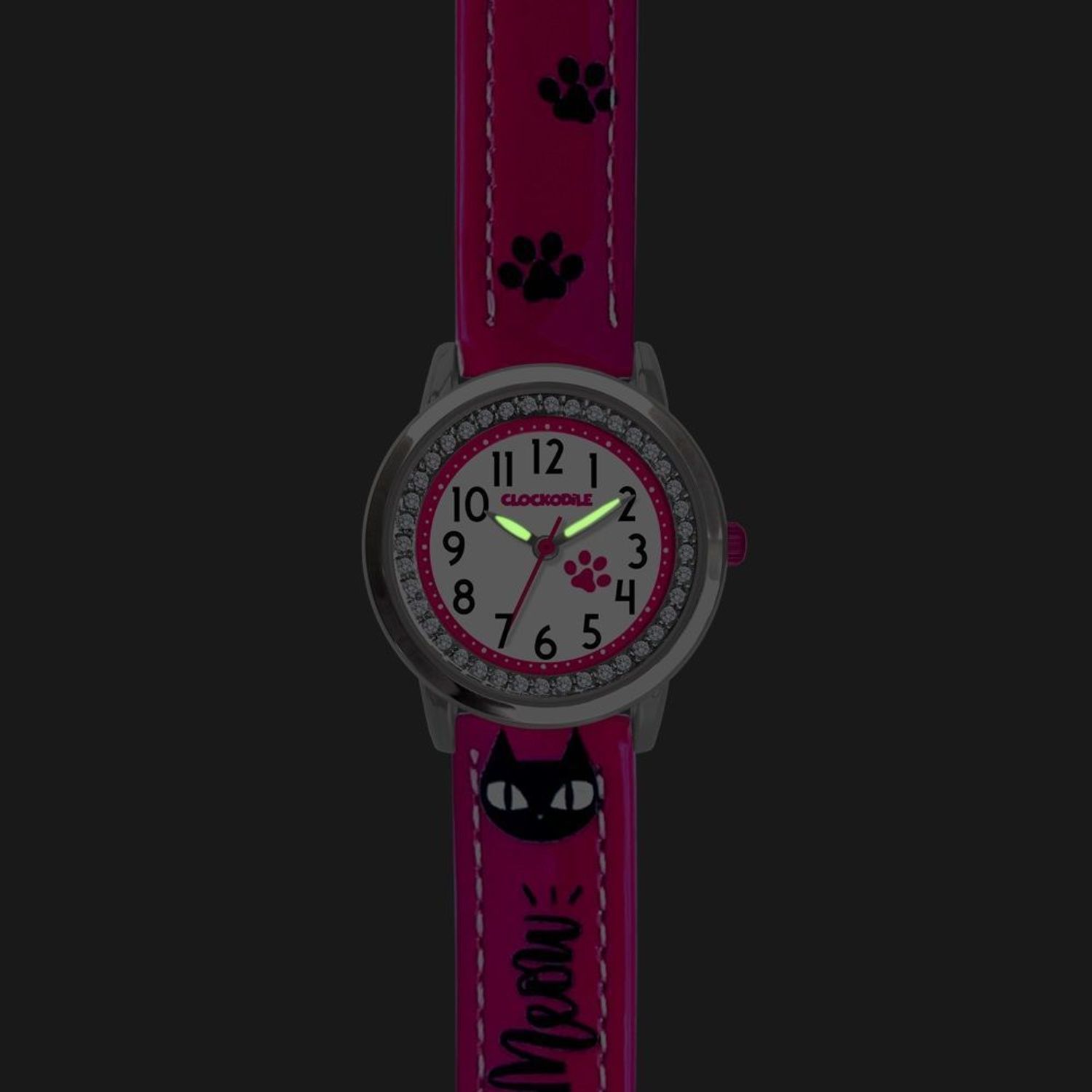 Zegarek dla dziewczynki Clockodile CWG5192 kotki. Zegarek dla dziewczynki Clockodile CWG5192 kotki. Zegarek dla dziecka LAVVU CLOCKODILE CWG5192, wyposażony jest w kwarcowy mechanizm, zasilany za pomocą baterii. M.jpg