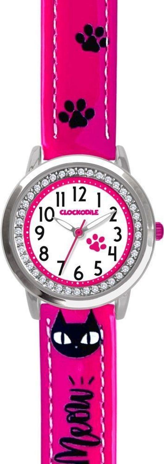 Zegarek dla dziewczynki Clockodile CWG5192 kotki. Zegarek dla dziewczynki Clockodile CWG5192 kotki. Zegarek dla dziecka LAVVU CLOCKODILE CWG5192, wyposażony jest w kwarcowy mechanizm, zasilany za pomocą baterii. M.jpg