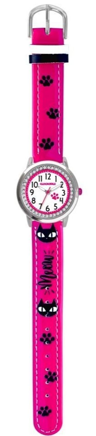 Zegarek dla dziewczynki Clockodile CWG5192 kotki. Zegarek dla dziewczynki Clockodile CWG5192 kotki. Zegarek dla dziecka LAVVU CLOCKODILE CWG5192, wyposażony jest w kwarcowy mechanizm, zasilany za pomocą baterii. M.jpg