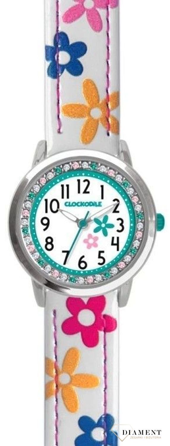 Zegarek dziecięcy CLOCKODILE CWG5202 dla dziewczynki. Zegarek dla dziecka LAVVU CLOCKODILE CWG5202 wyposażony jest w kwarcowy mechanizm, zasilany za pomocą baterii. Posiada bardzo wysoką dokładność mierzenia czasu.jpg