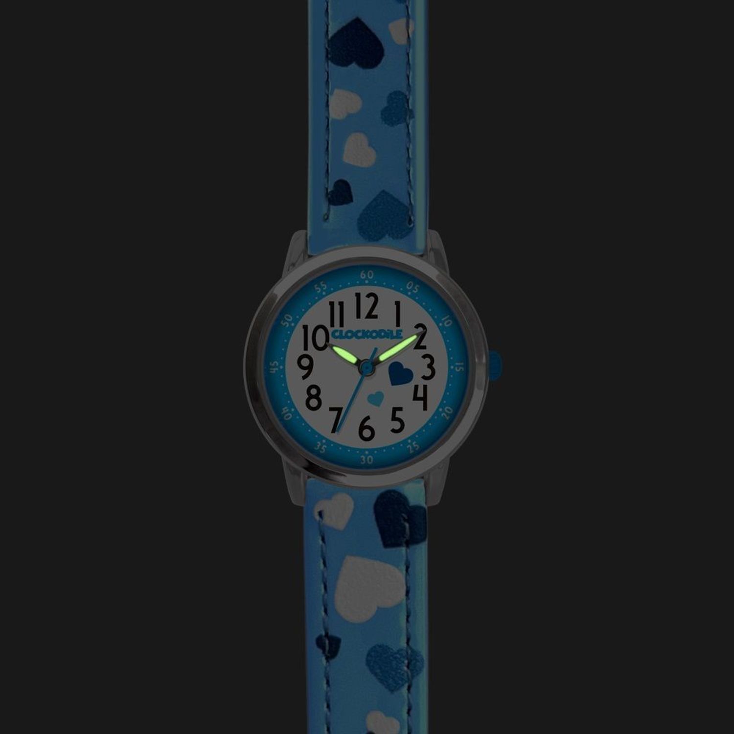 Zegarek dla dziewczynki Clockodile CWG5210 kotki. Zegarek dla dziewczynki Clockodile CWG5210 serduszka. Zegarek dla dziecka LAVVU CLOCKODILE CWG5210, wyposażony jest w kwarcowy mechanizm, zasilany za pomocą bateri.jpg