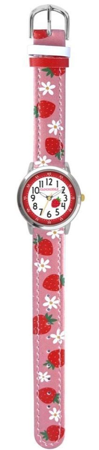 Zegarek Clockodile dziewczęcy różowy CWG5220 TRUSKAWKI.Zegarek dla dziewczynki Clockodile CWG5220 serduszka. Zegarek dla dziecka LAVVU CLOCKODILE CWG5220, wyposażony jest w kwarcowy mechanizm, zasilany za pomocą (2).jpg