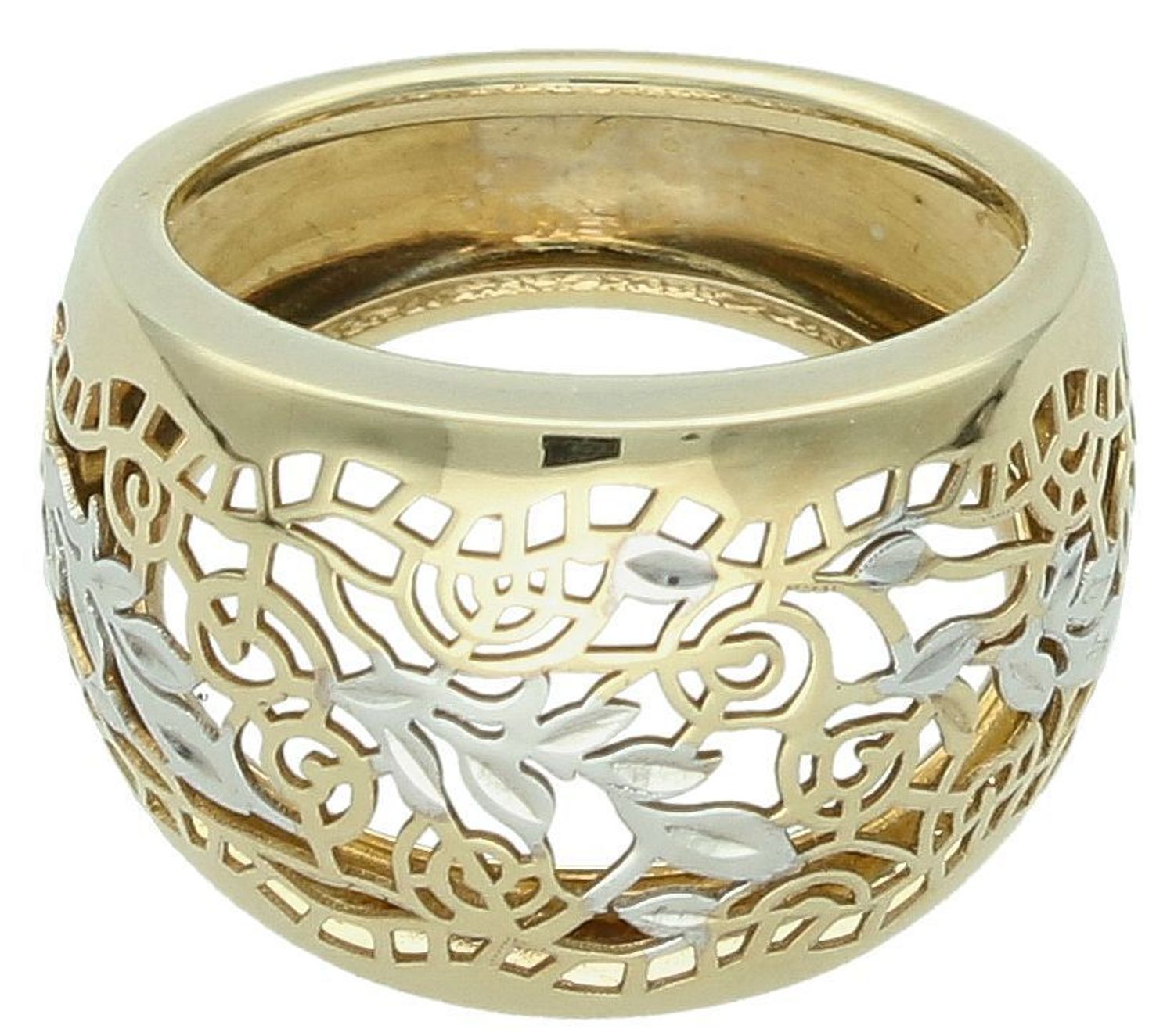 Złoty pierścionek 'Ornamentowe kwiaty'.jpg