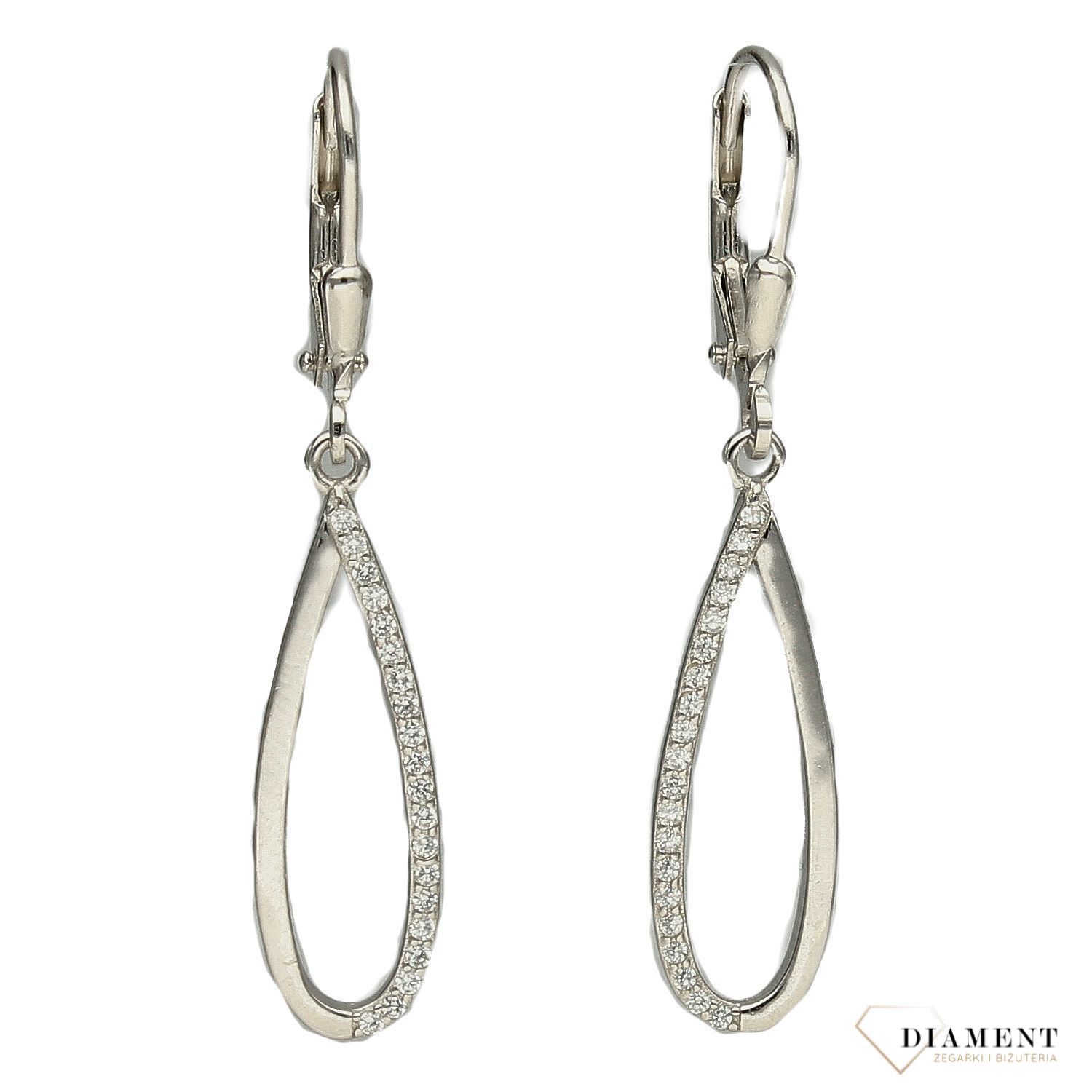Kolczyki srebrne wiszące Infinity DAKZ0014.jpg