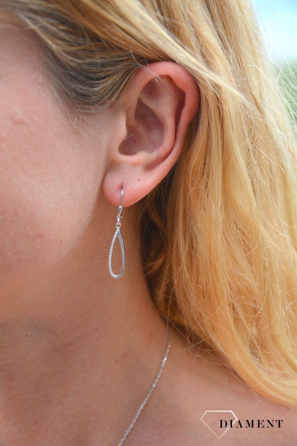 Kolczyki srebrne wiszące Infinity DAKZ0014.jpg