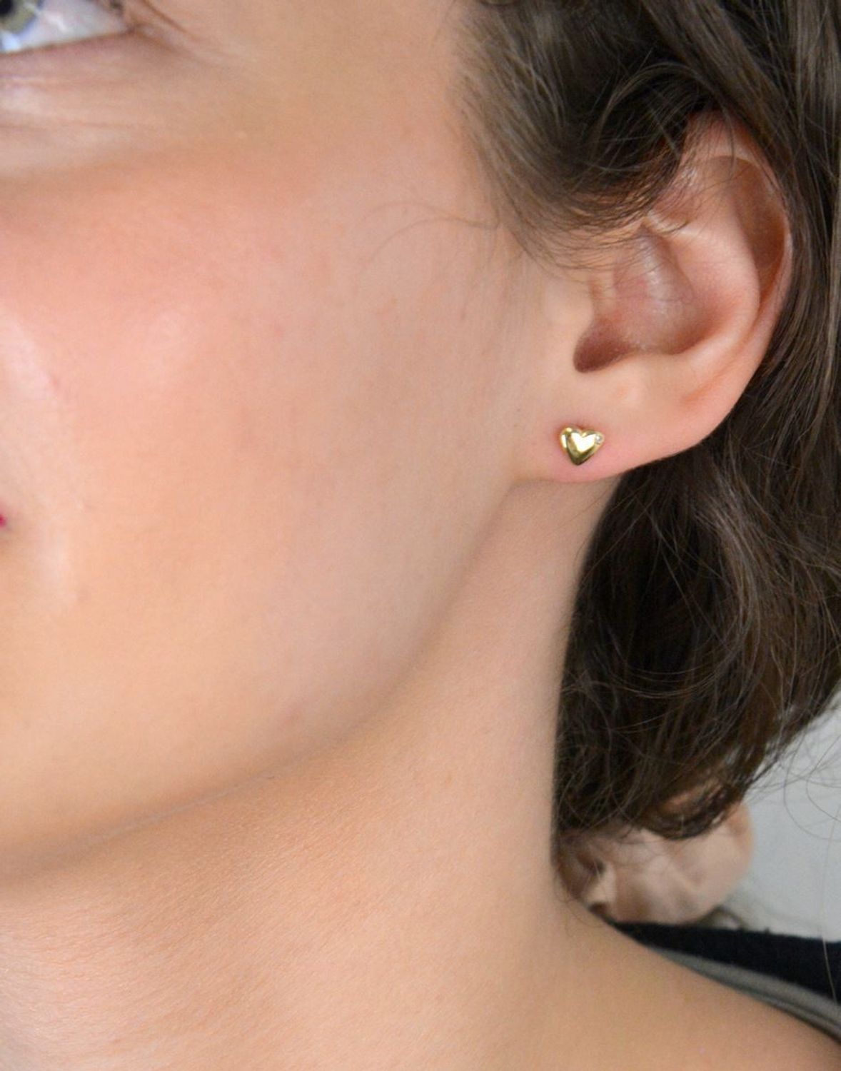 Kolczyki złote serduszka z cyrkonią pr 585, DBK000000-038.jpg