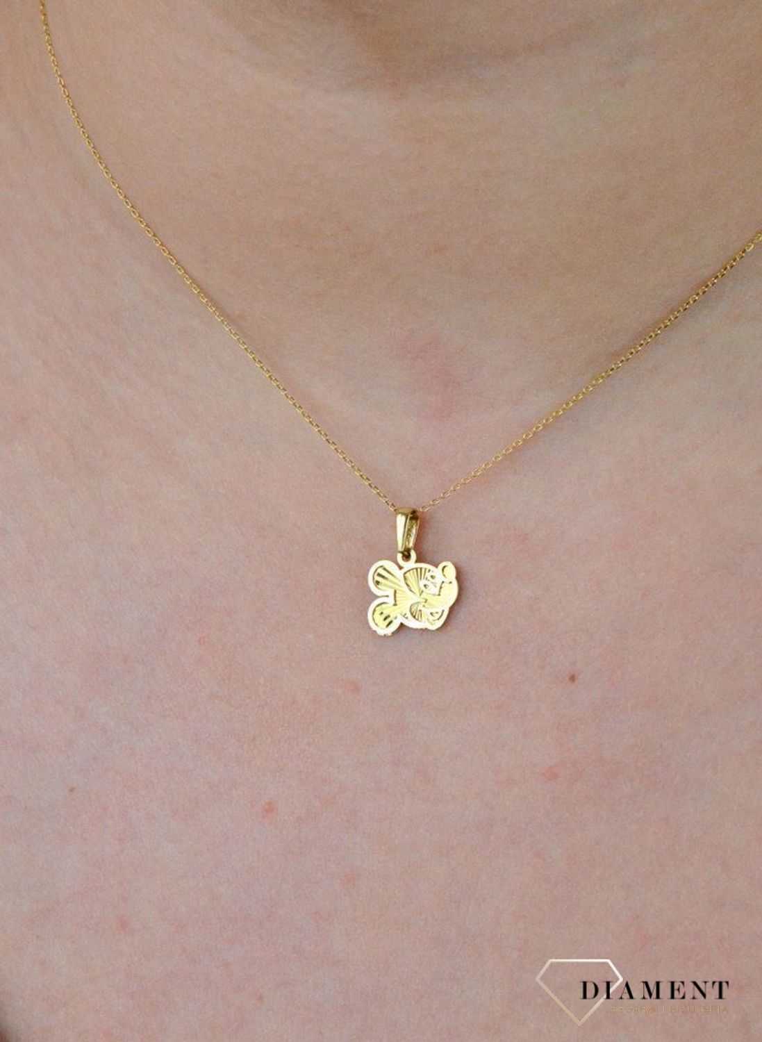 Złota zawieszka 585 myszka miki DBZ000000-083.jpg