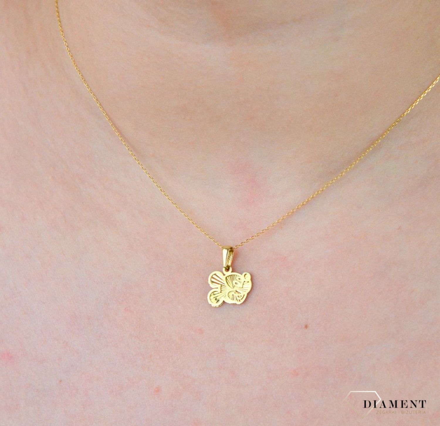 Złota zawieszka 585 myszka miki DBZ000000-083.jpg