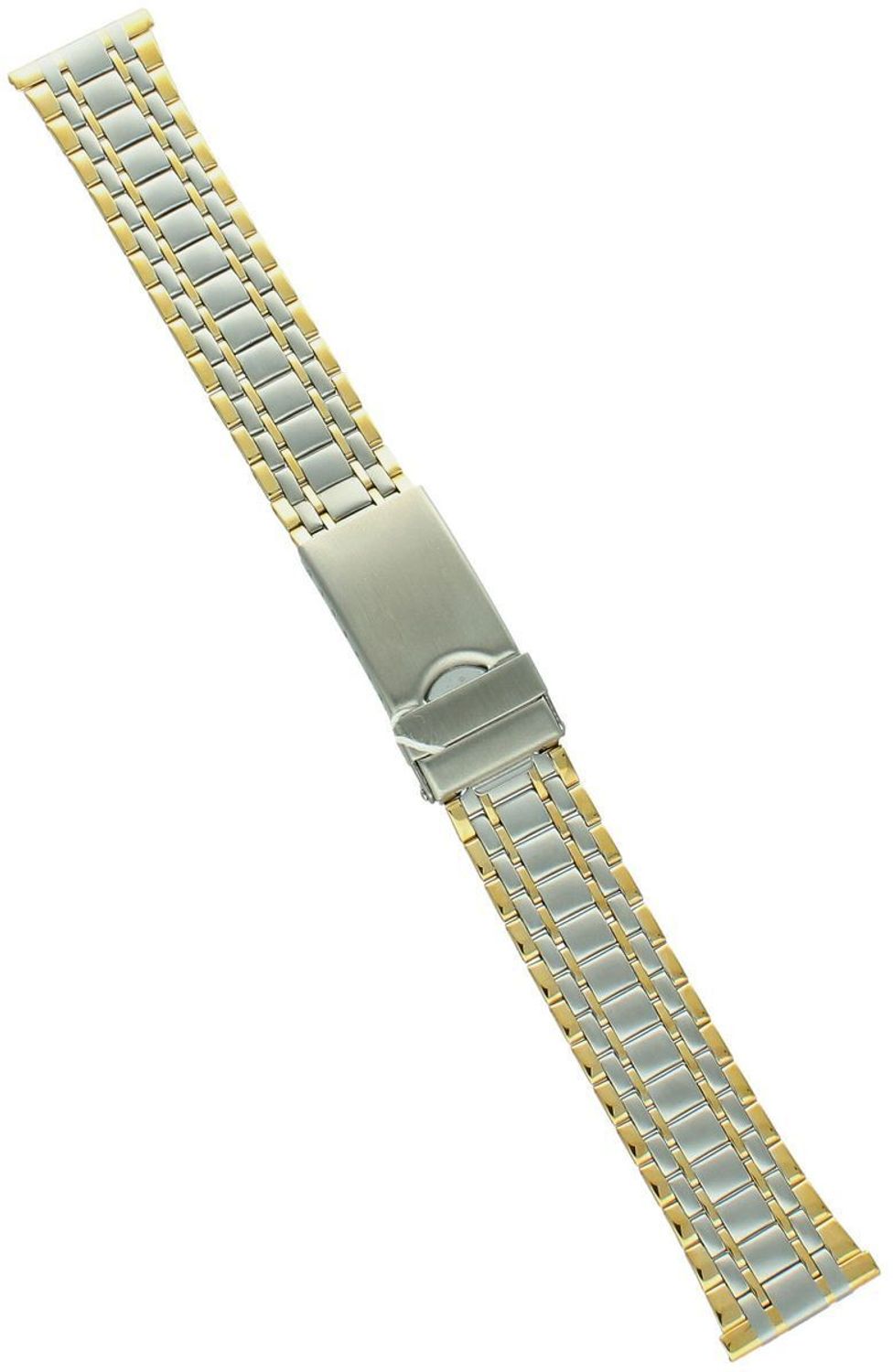 Stalowa bransoleta do zegarka CONDOR DD102 o szerokości mocowania 20 mm. Dostępna w kolorze złotym lub srebrnym. Elegancka, trwała i wygodna, pasuje do wszystkich zegarków1.jpg