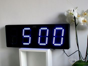Zegar cyfrowy niebieski wyświetlacz JVD cyfry 12,5 cm DH1.2 ✅ Zegar z wyświetlaczem godziny w kolorze niebieskim o wysokości cyfr 13 cm (3).JPG