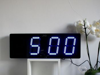 Zegar cyfrowy niebieski wyświetlacz JVD cyfry 12,5 cm DH1.2 ✅ Zegar z wyświetlaczem godziny w kolorze niebieskim o wysokości cyfr 13 cm (4).JPG