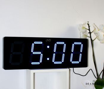 Zegar cyfrowy niebieski wyświetlacz JVD cyfry 12,5 cm DH1.2 ✅ Zegar z wyświetlaczem godziny w kolorze niebieskim o wysokości cyfr 13 cm (6).JPG