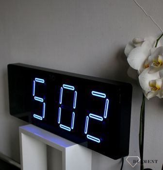Zegar cyfrowy niebieski wyświetlacz JVD cyfry 12,5 cm DH1.2 ✅ Zegar z wyświetlaczem godziny w kolorze niebieskim o wysokości cyfr 13 cm (7).JPG