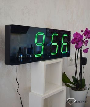 Zegar cyfrowy JVD z zielonym wyświetlaczem LED DH1.3 ✅ Zegar z wyświetlaczem godziny w kolorze zielonym o wysokości cyfr 13 cm ✅ (1).JPG